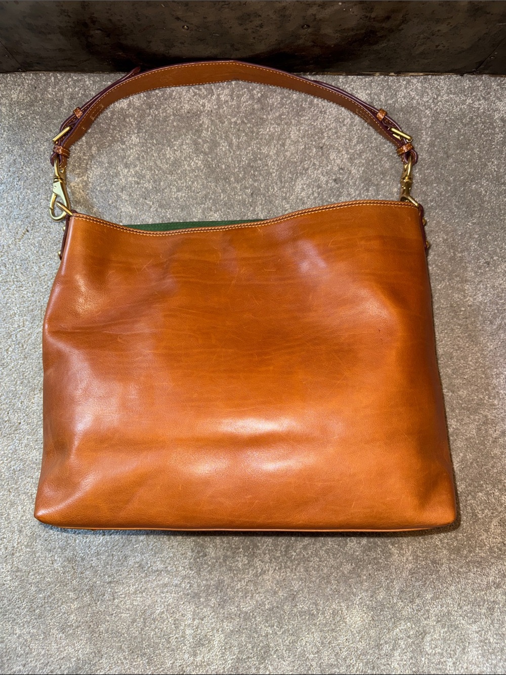 Dooney & Bourke Florentine Extra Large Courtney Sac in Natural - Picture 7 of 15